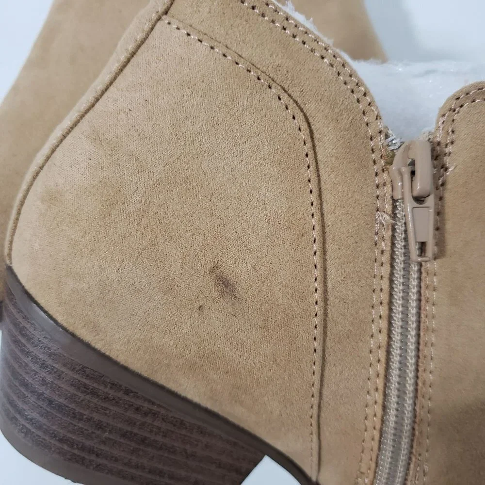 New Esprit Timber Women's Ankle Boots in Sand Size‎ 8